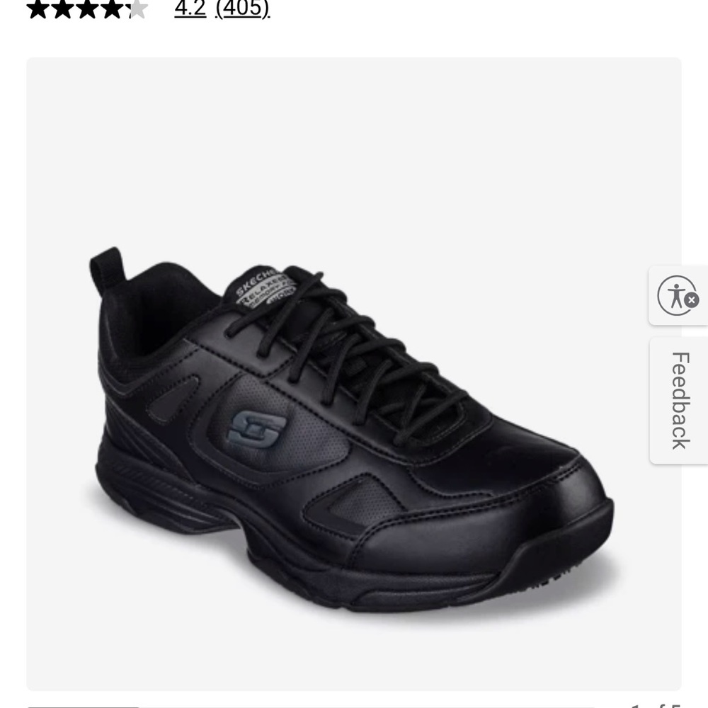 Skechers Men's Black Athletic Shoes